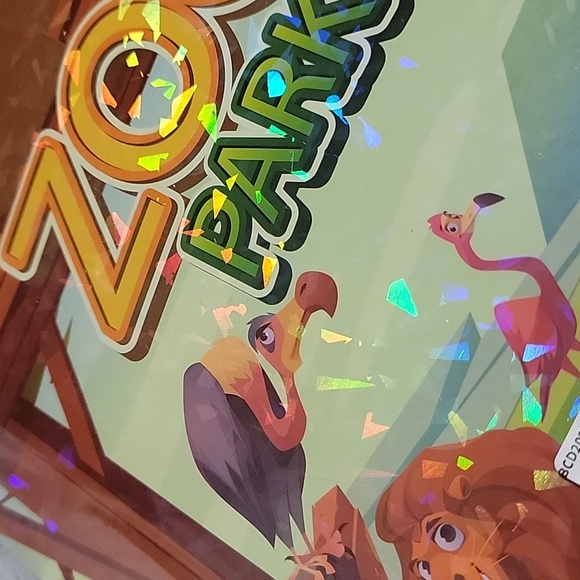 🍎🐅🐯 New Kids Reusable Stickers Book Zoo Park Animals 🦓🐒🐯 - Picture 4 of 13